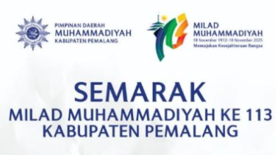 semarak milad Muhammadiyah ke 113 di pdm pemalang