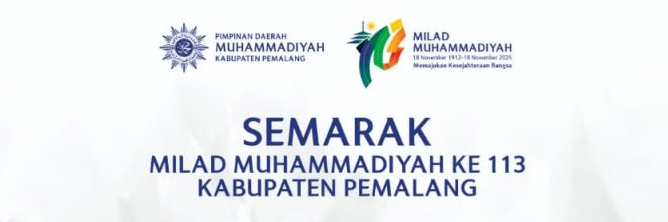 semarak milad Muhammadiyah ke 113 di pdm pemalang